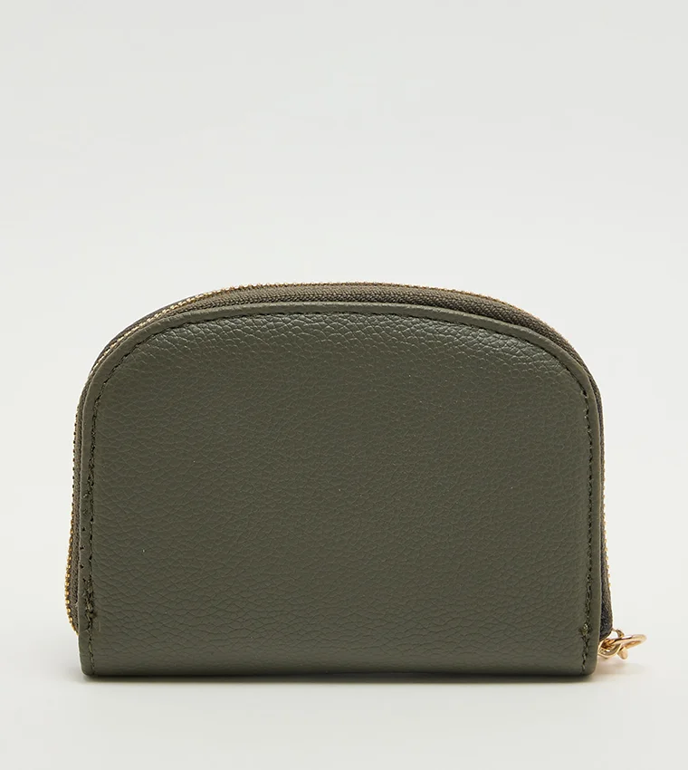 Anne Klein  Anne Klein Logo Detail Zip-around Card Holder for Women | Best Price UAE